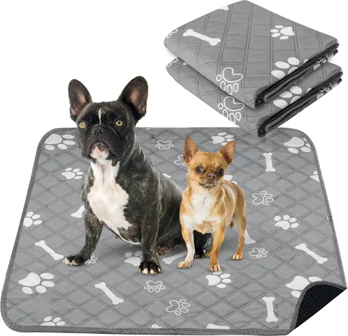 Miniatura 13 de PatiencET Almohadillas lavables para orina para perros y gatos, 72 x 72 pulgadas, súper absorbentes, a prueba de fugas, reutilizables, 1 almohadilla