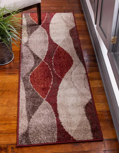 Miniatura 11 de Unique Loom Colección Otoño Alfombra de Área - Plantation (3' 3" Redonda, Multicolor/Beige)