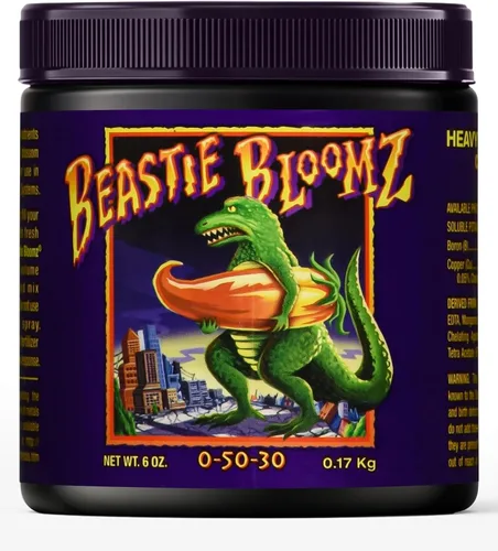 Miniatura 9 de Fox Farm Beastie Bloomz Fertilizante soluble – Fertilizante de alto fósforo para floración media a tardía, pH equilibrado – Apoya el desarrollo