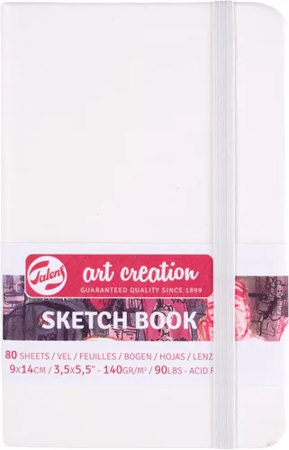 Miniatura 10 de Cuaderno de bocetos Talens Art Creation rojo 12X12 cm, 140 gramos