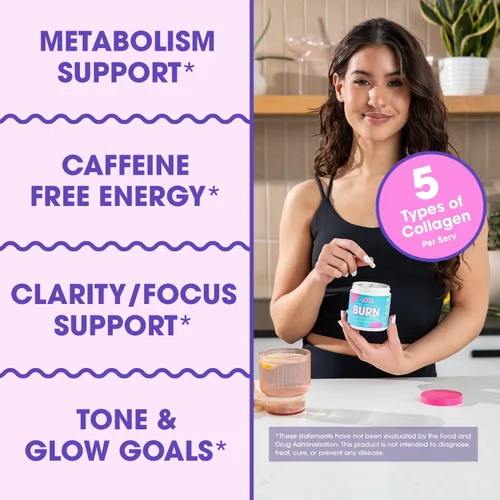 Miniatura 3 de Obvi Multi Collagen Burn Fast Péptidos de colágeno hidrolizados tipos I, II, III, V, X Keto y sin gluten 30 porciones