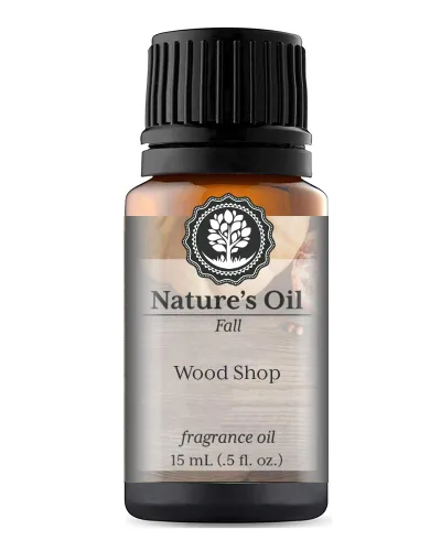 Wood Shop - Aceite de fragancia (0.5 onzas líquidas) para difusores, fabricación de jabón, velas, lociones, aromas para el hogar, aerosol de lino,