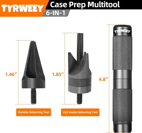 Miniatura 5 de Case Prep Multiherramienta, Herramientas de Desbarbado de Chaflán de Vaina para Recarga, Escariadores y Limpiadores de Bolsillo de Fulminante