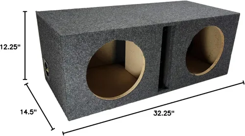 Miniatura 8 de American Sound Connection Alpine Bundle compatible con Universal Car S-W10D2 Type S Dual 10" Custom Loaded Sub Box Enclosure Sin amplificador