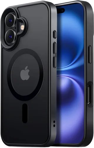 Miniatura 140 de Tigowos Magnetic Guardian - Funda diseñada para iPhone 11 Pro [probada en caídas de grado de 10 pies y compatible con MagSafe] Funda delgada Negro