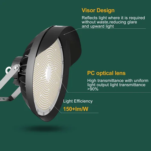 Miniatura 4 de Luces LED de estadio de 350 W para exteriores, luz de mástil alto 52500LM AC100-277V IP65 impermeable 5000 K luz diurna comercial iluminación