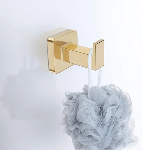 Miniatura 2 de Juego de accesorios de baño de 4 piezas, juego de toallero que incluye barra de toalla de mano de 17 pulgadas, anillo de toalla, ganchos