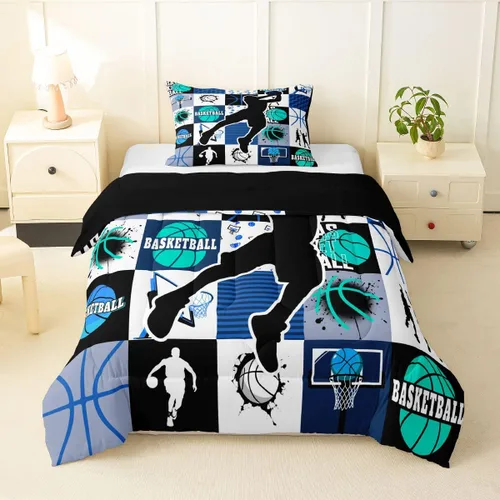 Miniatura 36 de Juego de edredón de caricaturas de autos para adolescentes, juego de ropa de cama de transporte urbano, ropa de cama para decoración del hogar