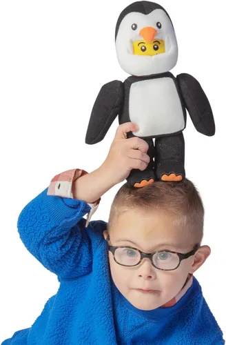 Miniatura 7 de LEGO Minifigure Penguin Boy - Personaje de peluche de 7 pulgadas