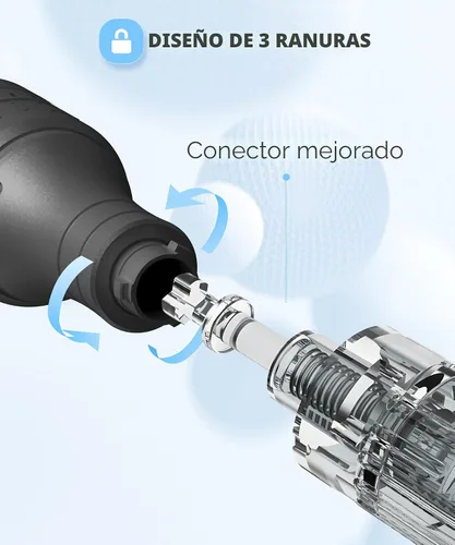 Miniatura 2 de Bolígrafo profesional inalámbrico con 20 cartuchos de repuesto – Máquina de microagujas profesional ajustable con microagujas, 6 piezas de 16 pines