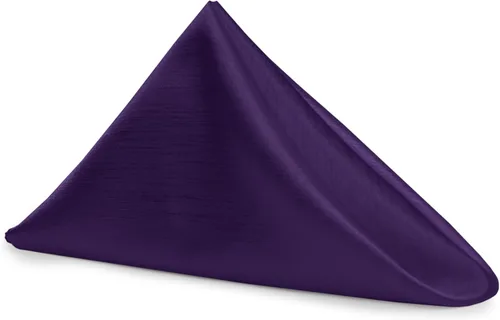 Miniatura 74 de Ultimate Textile -1 docena de servilletas reversibles Shantung Satin - Majestic - Servilletas de tela Majestic de 17 x 17 pulgadas, color marrón