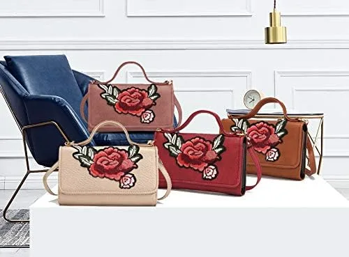Miniatura 2 de MKF Collection - Bolso bandolera para mujer, con múltiples bolsillos, bolso de mano de piel sintética