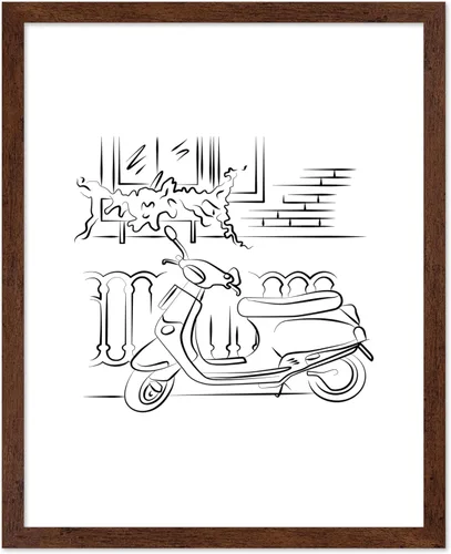 Miniatura 44 de Poster Master Póster de peonías – Estampado de flores retro – Ilustración floral – Ilustración en blanco y negro – Diseño de línea y abstracto
