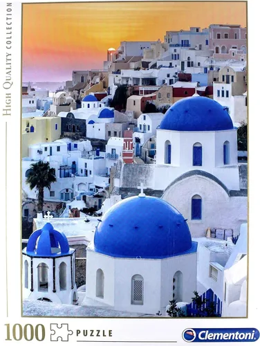 Miniatura 2 de Clementoni -39480 - Colección Puzzle para Adultos y Niños-Santorini-1000 Piezas