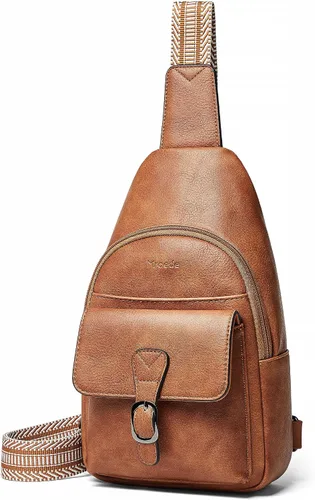Miniatura 9 de Mroede Crossbody Bags for Women Men Sling Bag 5 Pockets Fanny Pack Sling Backpack Chest Daypack Travel Purse Anti Theft