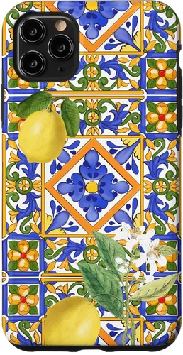 Miniatura 13 de Sicilian,Italian,Summer,Tiles,Citrus,Mosaic,Majolica Art Case for iPhone 17