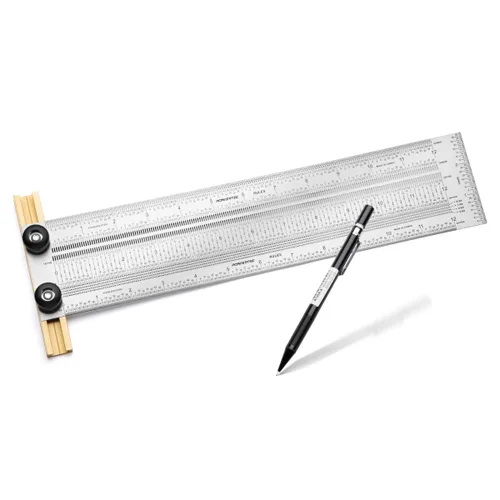 Miniatura 12 de POWERTEC Reglas rectas de aluminio para maquinista de 38 pulgadas y escuadra en L de 3 piezas, para verificar deformaciones de superficie