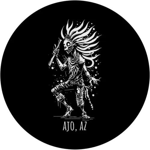 Miniatura 3 de Ajo Arizona USA Southwestern Abstract Art Design PopSockets Adhesive PopGrip