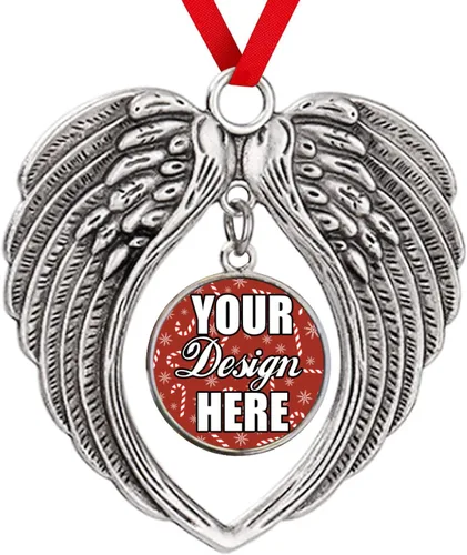 Miniatura 22 de Adornos de Navidad personalizados, colgante de cerámica personalizado con foto, texto/imagen, adorno colgante personalizado para parejas, niños