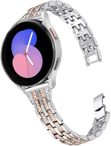 Miniatura 8 de DEALELE Correas compatibles con Samsung Galaxy Watch 7 / FE / 6/6 Classic / 5/5 Pro / 4/4 Classic / 3 de 1.614 in / Huawei GT3 / GT2 de 1.654 in, 1#