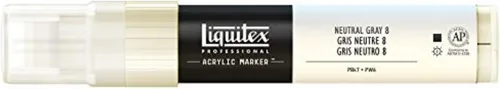 Miniatura 92 de Rotuladores de pintura Liquitex Professional, de punta ancha, Verde fosforescente, 8mm Verde fluorescente