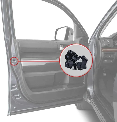Miniatura 4 de Accionador de cerradura de puerta eléctrica Compatible con puerta delantera izquierda (lado del conductor) para Toyota Sienna 2011-2014, reemplaza