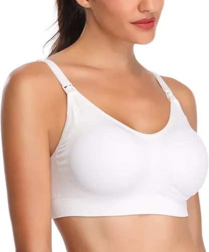 Miniatura 3 de Lataly Bralette de lactancia para mujer, sin varillas, paquete de 5