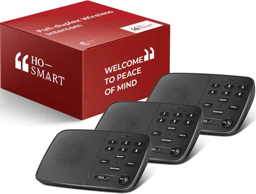 Miniatura 11 de Hosmart UltraSpeak - Intercomunicadores inalámbricos para el hogar, edición navideña, sistema de intercomunicación para uso doméstico