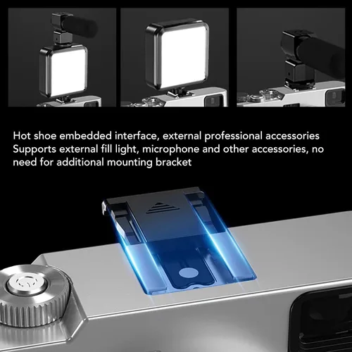 Miniatura 6 de Cámara digital para fotografía, cámara de vlogging 4K, cámara retro compacta de zoom digital de 48 MP y 16X, antivibraciones, pantalla de 2.8