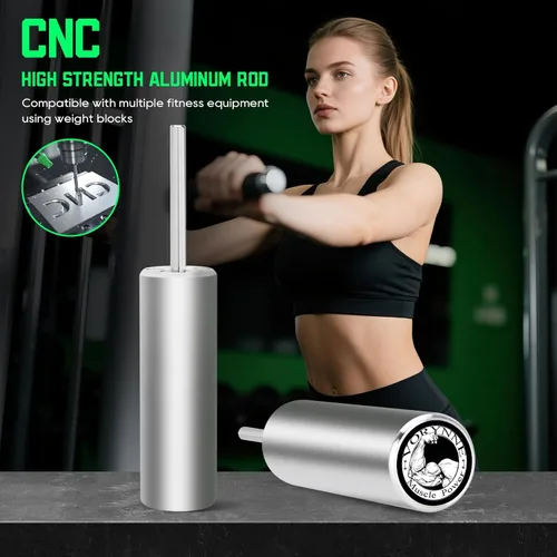 Miniatura 4 de Extensor de pasador de pila de pesas para máquina de cables de gimnasio y gimnasio en casa, Ø 0.315 in/Ø 0.394 in, lo que permite placas
