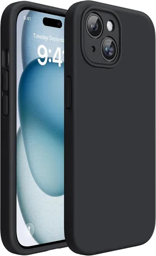 Miniatura 172 de Miracase Funda diseñada para iPhone 13, con protector de pantalla de vidrio templado, forro de microfibra suave antiarañazos, funda de goma