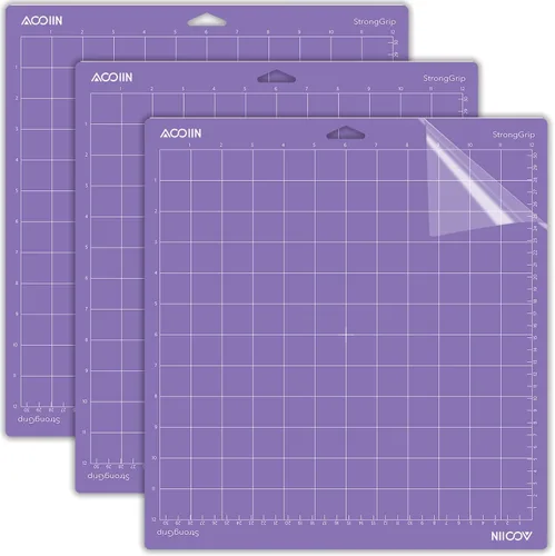 Miniatura 9 de AOOIIN Alfombrilla de corte para Cricut Explore 5/4/3/Air 2/Air/One/Maker 4/Maker 3/Maker, 3 paquetes de alfombrillas de corte accesorios de Varios