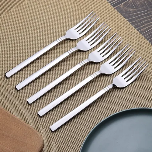 Miniatura 4 de Morcte Tenedor de cena de acero inoxidable, tenedor de 12 piezas