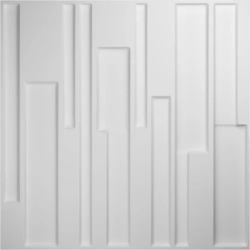 Miniatura 5 de Ekena Millwork Wigan EnduraWall 19 5/8 pulgadas de ancho x 19 5/8 pulgadas de alto, Wigan EnduraWall Decorativo 3D Panel de pared cubre 2.67 pies