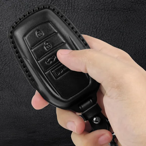 Miniatura 5 de Tukellen Funda de cuero para llavero Toyota compatible con Camey 4Runner 2025-2026 Land Cruiser 2019-2026, Venza 2021-2026, Grand Highlander Hilux