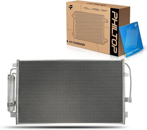 Miniatura 24 de PHILTOP Condensador de aire acondicionado para Ford Explorer 2002-2005, Mercury Mountaineer 2002-2005, Reemplazar # 3056, 1L2Z17912AA, 6L2Z19712AA