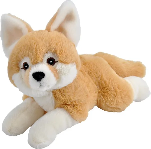 Wild Republic Ecokins Mini, zorro Fennec, animal de peluche, 8 pulgadas, regalo para niños, juguete de peluche, hecho de botellas de agua recicladas