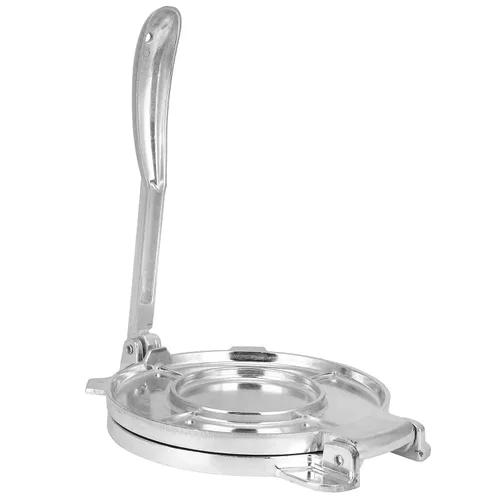 Miniatura 9 de Prensa de tortilla de hierro fundido de 8.7 pulgadas, prensa de masa de pastelería plegable, herramienta de cocina para hacer tacos, burritos, pan