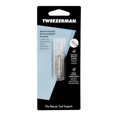 Miniatura 2 de Tweezerman Cuchillas de repuesto para maquinilla de afeitar, 4 unidades (paquete de 1)