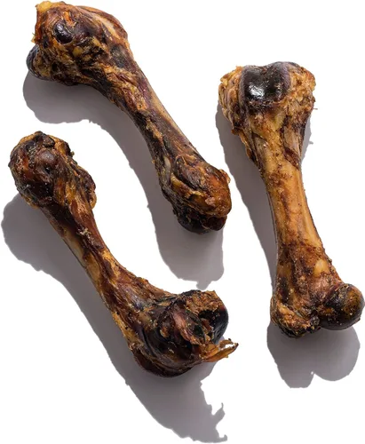 Miniatura 2 de Jack&Pup - Huesos de fémur de cerdo de 8 pulgadas para perros, huesos grandes para perros grandes, huesos de carne de jamón gourmet