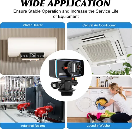 Miniatura 8 de Válvula de suavizante de agua de 110 V 5600, válvula de control de reloj de tiempo 3W Ablandador de agua Válvula de temporizador de 12 días Válvula