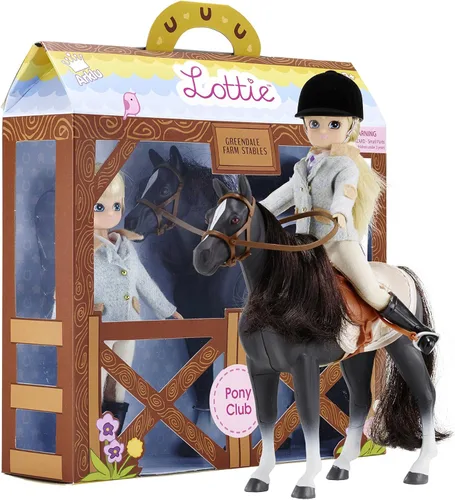 Miniatura 3 de Lottie Pony Club Muñeca con Caballo Set y Accesorios