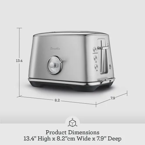 Miniatura 6 de Breville BTA735BST Toast Select Luxe Tostadora de cocina, 2 rebanadas, acero inoxidable negro