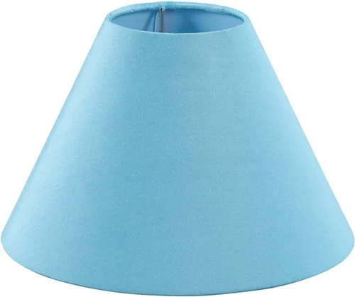 Aspen Creative 56032, pantalla para lámpara de araña dura Empire de transición UNO, azul cielo, 10 cm de parte superior x 25 cm de parte inferior x