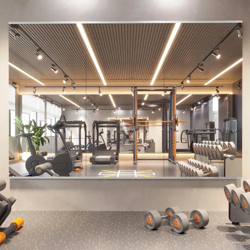 Miniatura 16 de pertetey Espejos de gimnasio en casa, 12 x 12 pulgadas, paquete de 4 azulejos de espejo de longitud completa, sin marco, para montar en la pared