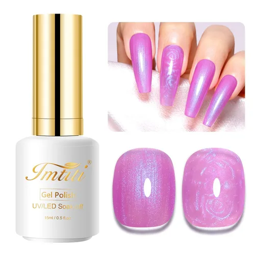 Miniatura 23 de Esmalte de uñas en gel color rojo oscuro, 1 unidad, 0.5 onzas líquidas, color rojo marronado, esmalte de remoción UV LED, arte de uñas/salón de rojo