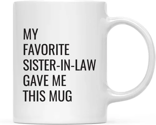 Miniatura 35 de Andaz Press Taza de café divertida de 11 onzas, regalo de broma, My Favorite Aunt Gave Me This Cup, 1 paquete, sobrino sobrino, cumpleaños, Navidad