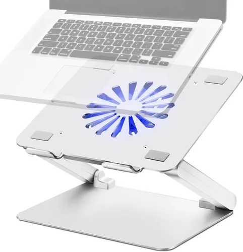 SOUNDANCE Almohadilla de refrigeración para laptop con ventilador de bajo ruido y concentradores USB 3.0, enfriador ventilado para laptop que evita