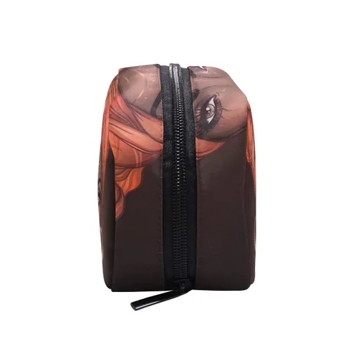 Miniatura 4 de CiCily Bolsa de maquillaje de viaje portátil bolsa de cosméticos mujer afroamericana bolsa de aseo organizador estuche de accesorios, estuche