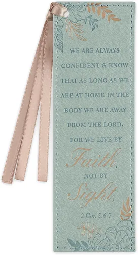 Miniatura 38 de Christian Art Gifts - Marcapáginas premium de piel sintética vegana con escritura bíblica para mujeres: Cuando ella habla - Proverbios 31:26, Marrón